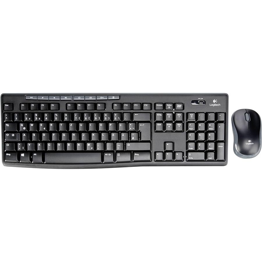 Logitech MK270 Kabelloses Set mit Tastatur und Maus